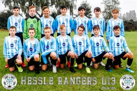 K Binks Heating sponsors Hessle Rangers boys football team
